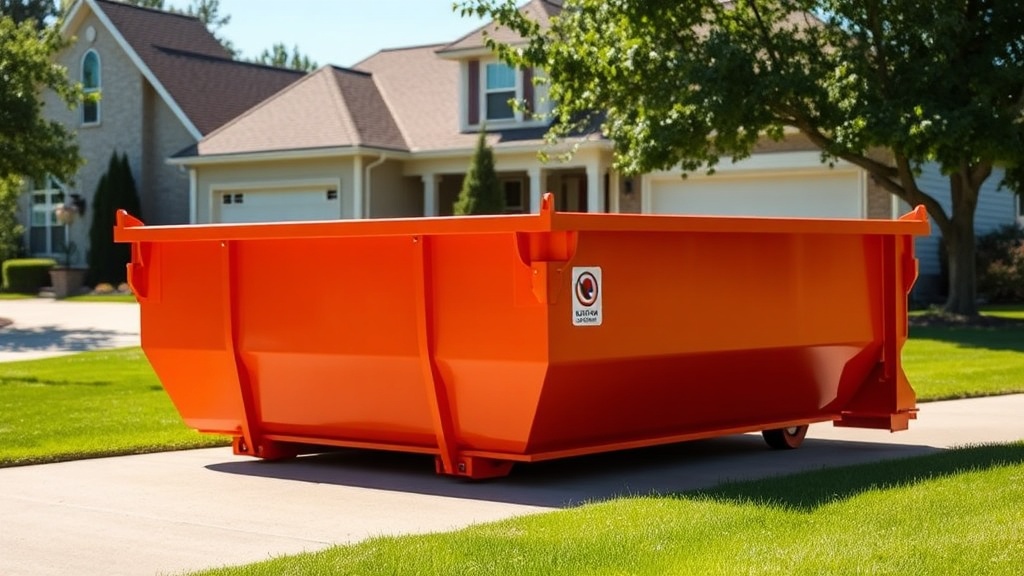 15-yard dumpster